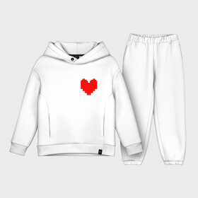 Детский костюм хлопок Oversize с принтом Undertale Heart в Кировске,  |  | heart | undertale | андертеил | сердце