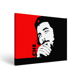 Холст прямоугольный с принтом Че Гевара в Кировске, 100% ПВХ |  | che | che guevara | comandante | revolution | viva | революция | че | чегевара