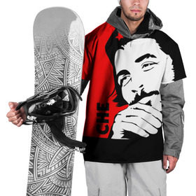 Накидка на куртку 3D с принтом Че Гевара в Кировске, 100% полиэстер |  | che | che guevara | comandante | revolution | viva | революция | че | чегевара