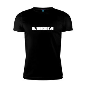 Мужская футболка премиум с принтом Noisia в Кировске, 92% хлопок, 8% лайкра | приталенный силуэт, круглый вырез ворота, длина до линии бедра, короткий рукав | neurofunk | музыка