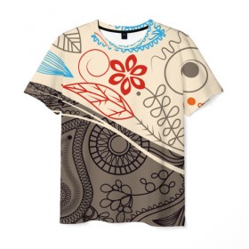 Мужская футболка 3D с принтом Прованс в Кировске, 100% полиэфир | прямой крой, круглый вырез горловины, длина до линии бедер | арт | красота | лето | любовь | новинки | подарок | популярное | природа | радуга | цветы