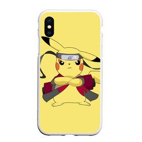 Чехол для iPhone XS Max матовый с принтом Pikachu в Кировске, Силикон | Область печати: задняя сторона чехла, без боковых панелей | pikachu | pokeboll | pokemon | пикачу | покеболл | покемон