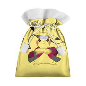 Подарочный 3D мешок с принтом Pikachu в Кировске, 100% полиэстер | Размер: 29*39 см | pikachu | pokeboll | pokemon | пикачу | покеболл | покемон