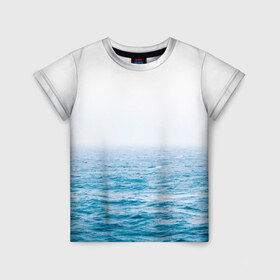 Детская футболка 3D с принтом sea в Кировске, 100% гипоаллергенный полиэфир | прямой крой, круглый вырез горловины, длина до линии бедер, чуть спущенное плечо, ткань немного тянется | Тематика изображения на принте: orca | sea | whale | вода | киты | косатки | лето | любовь | море | океан | отдых | пальмы | пляж | солнце