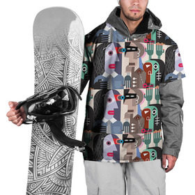 Накидка на куртку 3D с принтом Импрессионизм 16 в Кировске, 100% полиэстер |  | Тематика изображения на принте: абстракция | импрессионизм | человечки | яркий