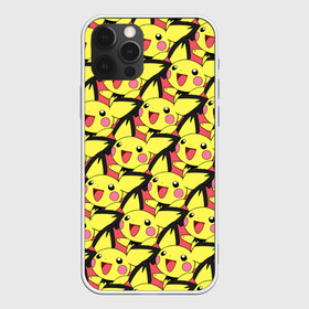 Чехол для iPhone 12 Pro с принтом Pikachu в Кировске, силикон | область печати: задняя сторона чехла, без боковых панелей | Тематика изображения на принте: pikachu | pokeboll | pokemon | пикачу | покеболл | покемон