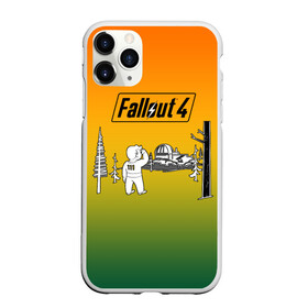Чехол для iPhone 11 Pro матовый с принтом Волт-бой 111 Fallout 4 в Кировске, Силикон |  | fallout 4 | vault boy | волт бой | фаллаут