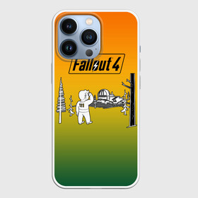 Чехол для iPhone 13 Pro с принтом Волт бой 111 Fallout 4 в Кировске,  |  | fallout 4 | vault boy | волт бой | фаллаут