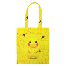 Сумка 3D повседневная с принтом Pikachu в Кировске, 100% полиэстер | Плотность: 200 г/м2; Размер: 34×35 см; Высота лямок: 30 см | pikachu | pokeboll | pokemon | пикачу | покеболл | покемон