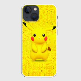 Чехол для iPhone 13 mini с принтом Pikachu в Кировске,  |  | pikachu | pokeboll | pokemon | пикачу | покеболл | покемон