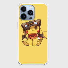 Чехол для iPhone 13 Pro с принтом Пикачу в шапочке в Кировске,  |  | pikachu | pokeball | pokemon | пикачу | покеболл | покемон