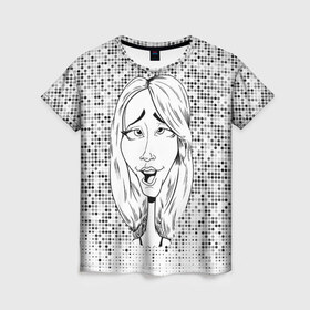 Женская футболка 3D с принтом Камеди стор 3 в Кировске, 100% полиэфир ( синтетическое хлопкоподобное полотно) | прямой крой, круглый вырез горловины, длина до линии бедер | youtube | дженна | дженна марблс | евстиф | камеди | камедистор | ютуб | ютьюб