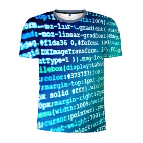 Мужская футболка 3D спортивная с принтом Программирование 7 в Кировске, 100% полиэстер с улучшенными характеристиками | приталенный силуэт, круглая горловина, широкие плечи, сужается к линии бедра | день программиста | код | подарок | праздник | программист