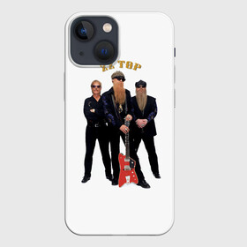 Чехол для iPhone 13 mini с принтом ZZ TOP в Кировске,  |  | blues | rock | zz top | блюз | зизи топ | музыка | рок