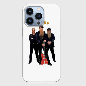 Чехол для iPhone 13 Pro с принтом ZZ TOP в Кировске,  |  | Тематика изображения на принте: blues | rock | zz top | блюз | зизи топ | музыка | рок