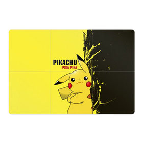 Магнитный плакат 3Х2 с принтом Pikachu Pika Pika в Кировске, Полимерный материал с магнитным слоем | 6 деталей размером 9*9 см | Тематика изображения на принте: go | pikachu | pokemon | го | пика | пикачу | покемон