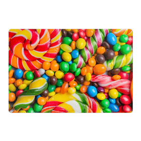 Магнитный плакат 3Х2 с принтом Сладкоежка в Кировске, Полимерный материал с магнитным слоем | 6 деталей размером 9*9 см | вкуснотища | вкусняшки | глазурь | жевачка | карамель | карамельки | конфетки | конфеты | леденец | мармеладки | сахар | сладости