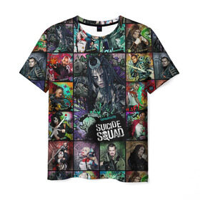 Мужская футболка 3D с принтом Suicide Squad Enchantress в Кировске, 100% полиэфир | прямой крой, круглый вырез горловины, длина до линии бедер | enchantress | june moone | suicide squad | кара делевинь