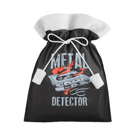 Подарочный 3D мешок с принтом Metal Detector в Кировске, 100% полиэстер | Размер: 29*39 см | metal | кровь | метал | мызыка | новинки | рок | тяжелый | череп