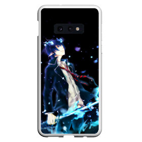 Чехол для Samsung S10E с принтом Blue Exorcist в Кировске, Силикон | Область печати: задняя сторона чехла, без боковых панелей | Тематика изображения на принте: anime | ao no exorcist | blue exorcist | аниме | синий экзорцист | экзорцист