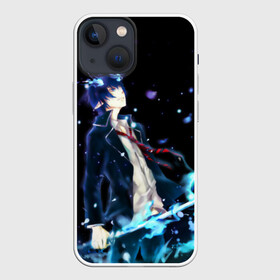 Чехол для iPhone 13 mini с принтом Blue Exorcist profil в Кировске,  |  | anime | ao no exorcist | blue exorcist | аниме | синий экзорцист | экзорцист