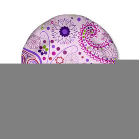 Шапка 3D с принтом Lady Butterfly в Кировске, 100% полиэстер | универсальный размер, печать по всей поверхности изделия | винтаж | воздушный | индийские | кружева | новинки | узор | цветок | цветочный | этнические