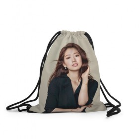 Рюкзак-мешок 3D с принтом Song Hye Kyo в Кировске, 100% полиэстер | плотность ткани — 200 г/м2, размер — 35 х 45 см; лямки — толстые шнурки, застежка на шнуровке, без карманов и подкладки | дорама