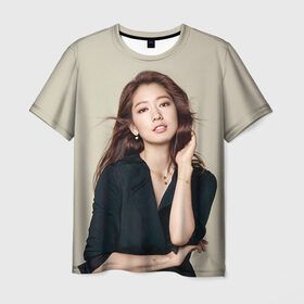Мужская футболка 3D с принтом Song Hye Kyo в Кировске, 100% полиэфир | прямой крой, круглый вырез горловины, длина до линии бедер | дорама