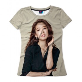 Женская футболка 3D с принтом Song Hye Kyo в Кировске, 100% полиэфир ( синтетическое хлопкоподобное полотно) | прямой крой, круглый вырез горловины, длина до линии бедер | дорама