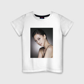 Детская футболка хлопок с принтом Song Hye-kyo в Кировске, 100% хлопок | круглый вырез горловины, полуприлегающий силуэт, длина до линии бедер | 