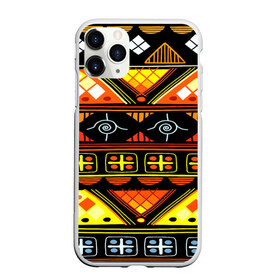 Чехол для iPhone 11 Pro Max матовый с принтом Element ethnic в Кировске, Силикон |  | орнамент | полосы | этно