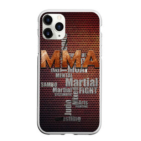 Чехол для iPhone 11 Pro матовый с принтом MMA в Кировске, Силикон |  | judo | mixed | mma | sambo | wrestling