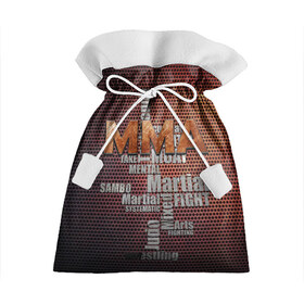 Подарочный 3D мешок с принтом MMA в Кировске, 100% полиэстер | Размер: 29*39 см | judo | mixed | mma | sambo | wrestling