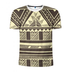 Мужская футболка 3D спортивная с принтом Камерун в Кировске, 100% полиэстер с улучшенными характеристиками | приталенный силуэт, круглая горловина, широкие плечи, сужается к линии бедра | орнамент | этнический | этно