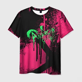 Мужская футболка 3D с принтом cs:go - Neon Revolution в Кировске, 100% полиэфир | прямой крой, круглый вырез горловины, длина до линии бедер | cs | csgo | го | кс