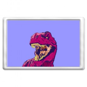 Магнит 45*70 с принтом rex в Кировске, Пластик | Размер: 78*52 мм; Размер печати: 70*45 | dinosaur | t rex | динозавр | рекс | тирекс