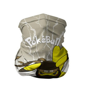 Бандана-труба 3D с принтом Pikachu в Кировске, 100% полиэстер, ткань с особыми свойствами — Activecool | плотность 150‒180 г/м2; хорошо тянется, но сохраняет форму | Тематика изображения на принте: pikachu | pokeball | pokemon | пикачу | покеболл | покемон