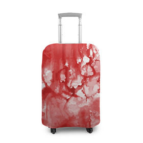 Чехол для чемодана 3D с принтом Кровь в Кировске, 86% полиэфир, 14% спандекс | двустороннее нанесение принта, прорези для ручек и колес | брызги | капли | кровь | ужас | хэллоуин