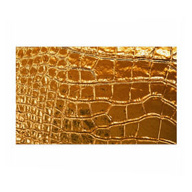 Бумага для упаковки 3D с принтом Золотой Крокодил в Кировске, пластик и полированная сталь | круглая форма, металлическое крепление в виде кольца | Тематика изображения на принте: gold | texture | глянец | золото | кожа | крокодил | текстура