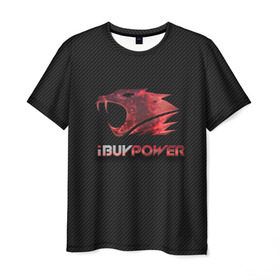 Мужская футболка 3D с принтом cs:go - iBUYPOWER (KATOWICE 2014) в Кировске, 100% полиэфир | прямой крой, круглый вырез горловины, длина до линии бедер | Тематика изображения на принте: cs | csgo | го | кс