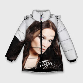 Зимняя куртка для девочек 3D с принтом Tarja Turunen Nightwish в Кировске, ткань верха — 100% полиэстер; подклад — 100% полиэстер, утеплитель — 100% полиэстер. | длина ниже бедра, удлиненная спинка, воротник стойка и отстегивающийся капюшон. Есть боковые карманы с листочкой на кнопках, утяжки по низу изделия и внутренний карман на молнии. 

Предусмотрены светоотражающий принт на спинке, радужный светоотражающий элемент на пуллере молнии и на резинке для утяжки. | Тематика изображения на принте: nightwish | металл | музыка | рок | тарья турунен