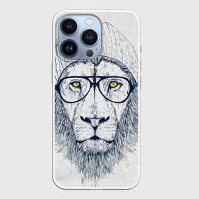 Чехол для iPhone 13 Pro с принтом Cool Lion в Кировске,  |  | красивый | крутой | лев | львица | очки | рисунок | узор