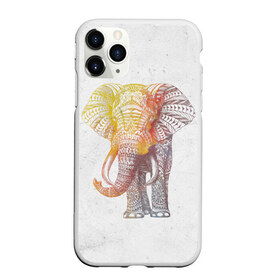 Чехол для iPhone 11 Pro матовый с принтом Solar Elephant в Кировске, Силикон |  | красивый | крутой | рисунок | слон | узор