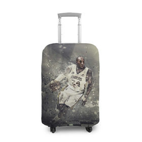 Чехол для чемодана 3D с принтом Kobe Bryant в Кировске, 86% полиэфир, 14% спандекс | двустороннее нанесение принта, прорези для ручек и колес | Тематика изображения на принте: kobe bryant | lakers | los angeles lakers | nba. | баскетбол | баскетболист | коби брайант | лайкерс | лос анджелес лейкерс | нба