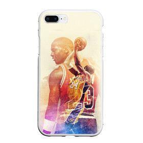 Чехол для iPhone 7Plus/8 Plus матовый с принтом Kobe Bryant в Кировске, Силикон | Область печати: задняя сторона чехла, без боковых панелей | kobe bryant | lakers | los angeles lakers | nba. | баскетбол | баскетболист | коби брайант | лайкерс | лос анджелес лейкерс | нба