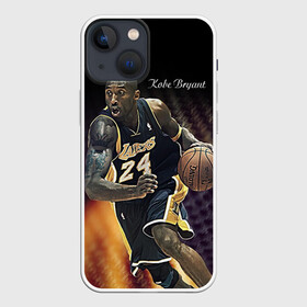 Чехол для iPhone 13 mini с принтом Kobe Bryant в Кировске,  |  | kobe bryant | lakers | los angeles lakers | nba. | баскетбол | баскетболист | коби брайант | лайкерс | лос анджелес лейкерс | нба