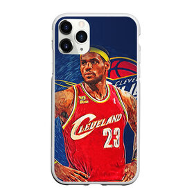 Чехол для iPhone 11 Pro матовый с принтом LeBron James в Кировске, Силикон |  | cleveland cavaliers | lebron james | nba. | баскетбол | баскетболист | джеймс леброн | кливленд кавальерс | нба