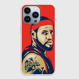 Чехол для iPhone 13 Pro с принтом LeBron James в Кировске,  |  | cleveland cavaliers | lebron james | nba. | баскетбол | баскетболист | джеймс леброн | кливленд кавальерс | нба