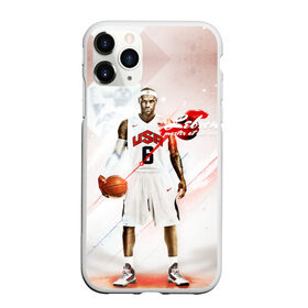 Чехол для iPhone 11 Pro Max матовый с принтом LeBron James в Кировске, Силикон |  | cleveland cavaliers | lebron james | nba. | баскетбол | баскетболист | джеймс леброн | кливленд кавальерс | нба