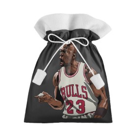 Подарочный 3D мешок с принтом Michael Jordan в Кировске, 100% полиэстер | Размер: 29*39 см | chicago bulls | michael jeffrey jordan | nba. | баскетбол | баскетболист | вашингтон уизардс | майкл джордан | нба | чикаго | чикаго буллз